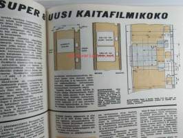 Tekniikan maailma 1965 nr 11, sis. mm. seur. artikkelit / kuvat / mainokset; Keveyttä laminoimalla, Koeajossa Yamaha YF-1 50cc ja YG1-K 80cc, Super 8