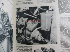 Tekniikan maailma 1965 nr 11, sis. mm. seur. artikkelit / kuvat / mainokset; Keveyttä laminoimalla, Koeajossa Yamaha YF-1 50cc ja YG1-K 80cc, Super 8