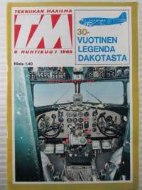 Tekniikan maailma 1965 nr 6, sis. mm. seur. artikkelit / kuvat / mainokset;        Rautalanka soi - basson täydelliset rakennusohjeet, Charles Fauvel AV-45 - kaksi