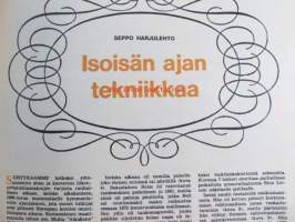 Tekniikan maailma 1965 nr 5, sis. mm. seur. artikkelit / kuvat / mainokset;        Väri-TV pähkinäkuoressa, Värillistä lasia, Halvin trippimittari -