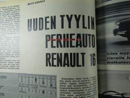 Tekniikan maailma 1965 nr 4, sis. mm. seur. artikkelit / kuvat / mainokset; Näillä laho loitommaksi, Sisustamme lenkkerin, Volkswagen 1500 S koeajossa,