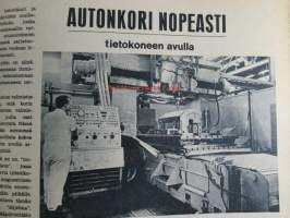 Tekniikan Maailma 1966 nr 5, kansikuva jäämurtaja Tarmo sis. mm. seur. artikkelit / kuvat / mainokset;  Koeajossa Volga M-21 S, Jättiläisilmapallot - mksi ja