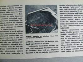 Tekniikan Maailma 1966 nr 4, Koeajossa Simca 1500 GL, Kesämökin yleisvene rakennepiirustukset, Ensimmäinen kapeasiipinen purjekoneen prototyyppi IKV-3, Koeajossa