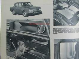 Tekniikan Maailma 1966 nr 2, sis. mm. seur. artikkelit / kuvat / mainokset; Koeajossa Renault R 10 Major, Koekuvaus Elmo 8-TL 6 esittelyssä erilainen