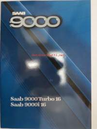 Saab 9000 Turbo 16, 9000i 16 1987 -myyntiesite