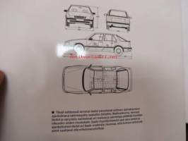 Saab 9000 Turbo 16, 9000i 16 1987 -myyntiesite