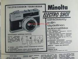 Tekniikan Maailma 1966 nr 1, sis. mm. seur. artikkelit / kuvat / mainokset; Kannessa Piper Cherokee, Koeajossa VW 1600 TL, Koekuvissa Nikkormat FT,  Koelento Piper