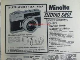 Tekniikan Maailma 1966 nr 1, sis. mm. seur. artikkelit / kuvat / mainokset; Kannessa Piper Cherokee, Koeajossa VW 1600 TL, Koekuvissa Nikkormat FT,  Koelento Piper