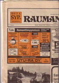 Rauman Seutu torstaina 14. pnä kesäkuuta 1979 - Puolueista riippumaton aluelehti