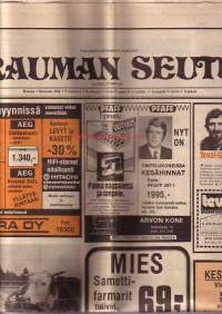 Rauman Seutu torstaina 14. pnä kesäkuuta 1979 - Puolueista riippumaton aluelehti