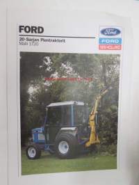 Ford 20-sarjan pientraktorit malli 1720 traktori -myyntiesite / tractor sales brochure, in finnish