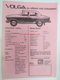 Volga M-21S on mittavin auto luokassaan! -myyntiesite