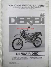 Derbi Senda R DRD, Catalogue number 7077CH02005  - Varaosaluettelo