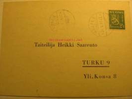 Postikortti Kaarina Aunio