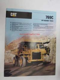 Caterpillar 769C off-highway truck -myyntiesite