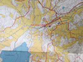 Espoo peruskartta 1:20 000 grundkarta 1961