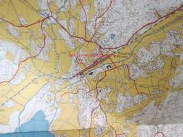 Espoo peruskartta 1:20 000 grundkarta 1961