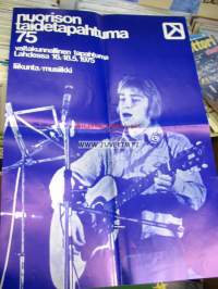 Nuorison taidetapahtuma 1975 Lahti -juliste