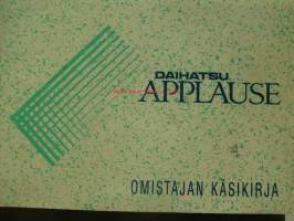 Daihatsu Applause - Omistajan käsikirja (1991)