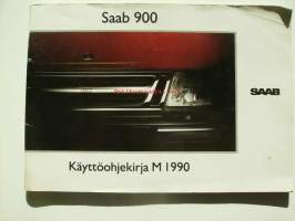 Saab 900 - Käyttöohjekirja M 1990   (1989)