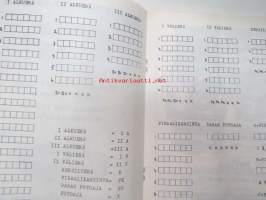 Jokamiehenluokan SM-karsintakilpailu Artukaisissa 16.8.1981 (Varsinais-Suomen piiri) -käsiohjelma