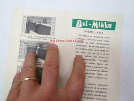 Ovi-Mikko ovensulkija / Jylhävaara Oy -myyntiesite