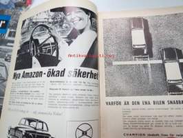 Motor 1967 nr 12, innehåller bl.a följande; Den nya stora Saab 99, Lumikko, Vår självständighet sedd bakom vindrutan, Självbetjäning dagens melodi på