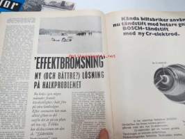 Motor 1967 nr 12, innehåller bl.a följande; Den nya stora Saab 99, Lumikko, Vår självständighet sedd bakom vindrutan, Självbetjäning dagens melodi på