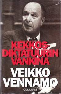 Kekkos-diktatuurin vankina, 1989. Maassamme vallitsi Kekkos-diktatuuri. Se vinoutti koko yhteiskuntamme. Syntyi nuolijoiden ja perässähiihtäjien hovi