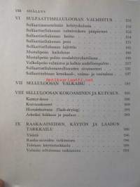 Sulfiitti- ja sulfaattiselluloosan valmistus  &quot;Tikkurillan ammattikoulun kirjasto leima&quot;