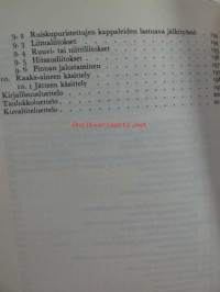 Ruiskupuristustekniikan pääpiirteet