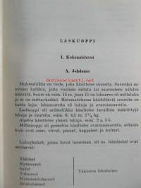 Ammattilaskennon oppikirja poikain ammattioppilaitoksia varten