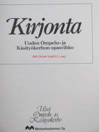 Uusi Ompelu- ja käsityökerho Kirjonta - Uuden Ompelu- ja käsityökerhon opasvihko