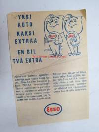Esso Oy Bensiini Ab Mannerheimintie, 21.12.1963 -kuitti