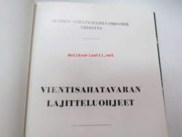 Vientisahatavaran lajitteluohjeet 1979