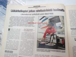 Moottori 1993 nr 4, sis. mm. seur. artikkelit / kuvat / mainokset; Kansikuva Anne Pohtamo, Peugeot 309, Mitsubishi Galant, Geneven Autonäyttely, Kellutuslisä