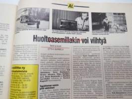 Moottori 1993 nr 4, sis. mm. seur. artikkelit / kuvat / mainokset; Kansikuva Anne Pohtamo, Peugeot 309, Mitsubishi Galant, Geneven Autonäyttely, Kellutuslisä