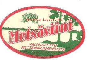 Metsäviini  -   juomaetiketti