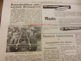 Maaseudun Koneviesti 1955 / 10, 1.6.1955 sis. mm. seur. artikkelit / kuvat / mainokset; Vickers telaketjutraktori, Fiat-traktorit, Castrol-voitelu, Muoviputkesta