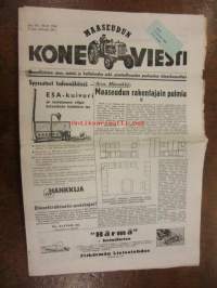 Maaseudun Koneviesti 1955 / 16. 30.8.1955 sis. mm.BMW-Isetta.Hallan vaaran toteaminen.Vuotavan traktorin jäähdyttäjän juottaminen.Heinän keinollinen