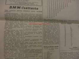 Maaseudun Koneviesti 1955 / 16. 30.8.1955 sis. mm.BMW-Isetta.Hallan vaaran toteaminen.Vuotavan traktorin jäähdyttäjän juottaminen.Heinän keinollinen