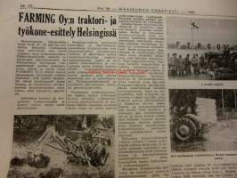Maaseudun Koneviesti 1955 / 20.  25.10.1955 sis. mm.Fergusoninuusi ali-(hidastus-)vaihde.Läni-Karjalan maanviljelysseurallamaakunnalliset
