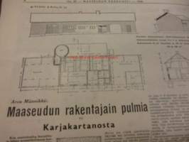 Maaseudun Koneviesti 1955 / 20.  25.10.1955 sis. mm.Fergusoninuusi ali-(hidastus-)vaihde.Läni-Karjalan maanviljelysseurallamaakunnalliset