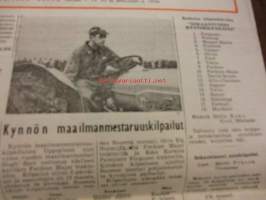Maaseudun Koneviesti 1955 / 20.  25.10.1955 sis. mm.Fergusoninuusi ali-(hidastus-)vaihde.Läni-Karjalan maanviljelysseurallamaakunnalliset