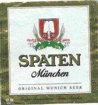 Spaten Munchen   - olutetiketti
