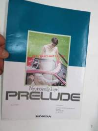 Honda Prelude -myyntiesite ruotsiksi