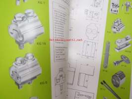 Oy Ensio Miettinen Ab electrical accessories for electricity supply industri 1975 -tuoteluettelo sähköasennustarvikkeista