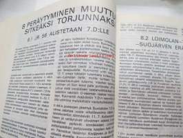 Suomen Rintamamiehet 1939-1945 1. Divisioona - Sodankulun yleisesittely ja viidennen Divisioonan osuus siinä. Matrikkeli 1. Divisioonan sotilaista.
