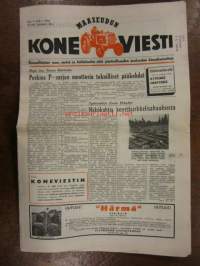 Maaseudun Koneviesti 1956 / 1, 18.1.1956 sis. mm. seur. artikkelit / kuvat / mainokset; Perkins P-sarja, Härmä oja-aura, Kirjavalan matkareki, Hankmo 21, 25