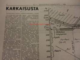 Maaseudun Koneviesti 1956 / 1, 18.1.1956 sis. mm. seur. artikkelit / kuvat / mainokset; Perkins P-sarja, Härmä oja-aura, Kirjavalan matkareki, Hankmo 21, 25